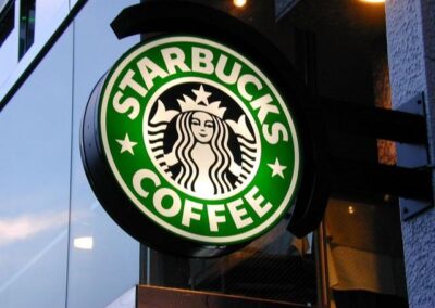 Starbucks Logo 1987 - Beispiel für erfolgreiches Brandbuilding