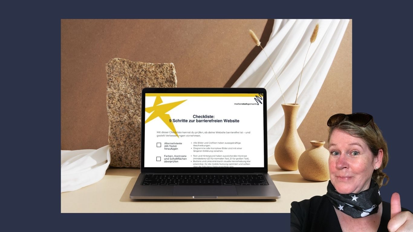 Checkliste barrierefreie Website - Download von markenstarkgemacht.de
